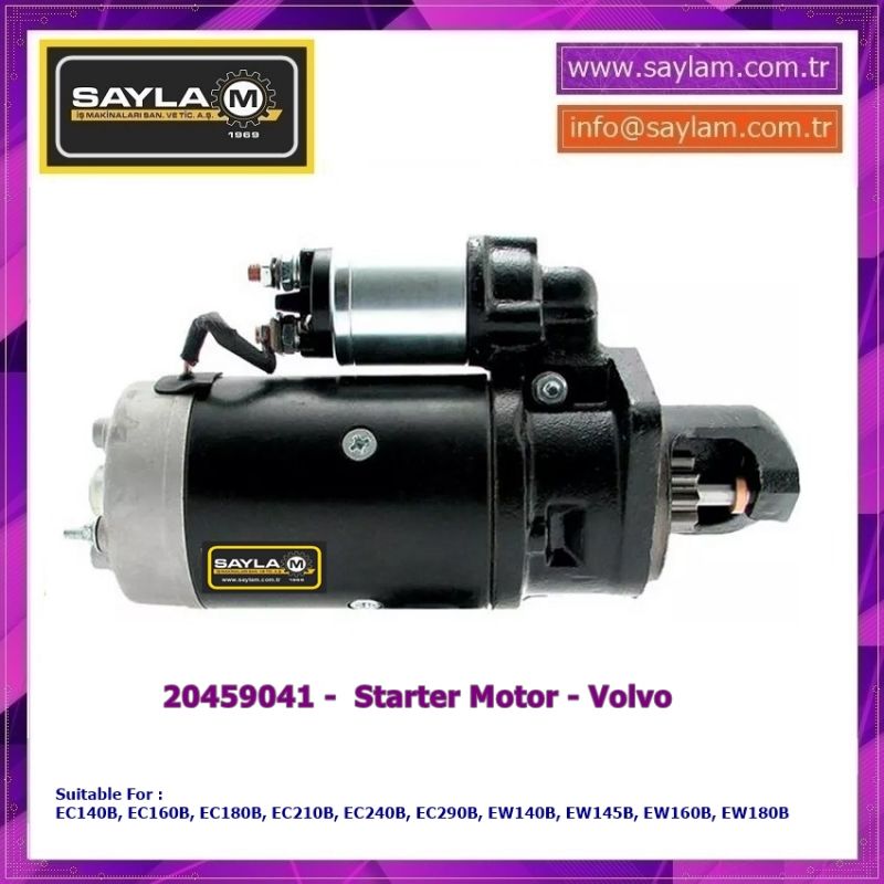VOLVO - 20459041 - STARTER MOTOR - SAYLAM